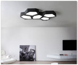 image-Arbitrary Combination Of Geometric Shaped Lights For Living Room And Bedroom