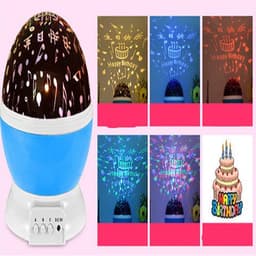 image-LED Projector Light USB Starry Sky Night Light Rotating Bedside Table Lamp For Kids Home Decoration Desk Light Atmosphere