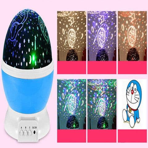 image-LED Projector Light USB Starry Sky Night Light Rotating Bedside Table Lamp For Kids Home Decoration Desk Light Atmosphere