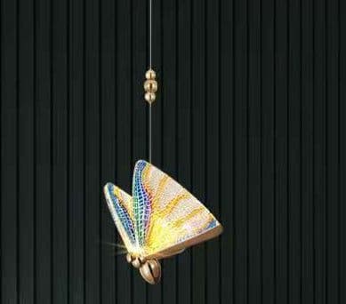image-Hot Sale Butterfly Lamp Chandelier for Living Room Bedroom Bedside Staircase Hall Restaurant Art Indoor Lighting Decor