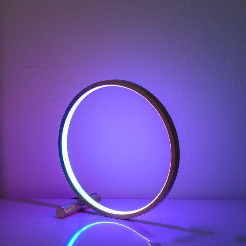 image-Nordic Simple Usb Table Lamp Rgb Atmosphere Lamp Led Decorative Lamp Creative Personality Eye Protection Bedroom Bedside Lamp Manufacturer
