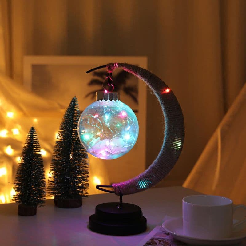 image-Moon Ball Shape Lamp Decoration Bedroom Decoration Night Lights