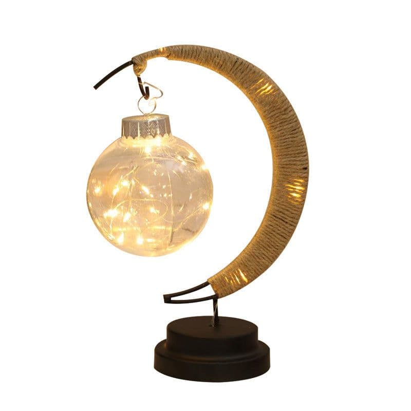image-Moon Ball Shape Lamp Decoration Bedroom Decoration Night Lights