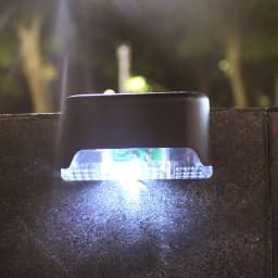 image-Solar Light 1Led Wall Light Outdoor Garden Wall Light Fence Light Waterproof Landscape Courtyard Solar Ladder Light