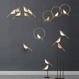 image-Modern Simplicity LED Wall Lamp Magpie Bird Model Light Sconce Light Indoor Lighting Home Kitchen Bedside Bedroom Living Room