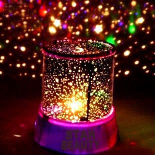 image-Automatic Rotating Starry Sky Projector Lamp With Music Starry Sky Lraqi Starry Sky Lamp