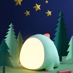 image-Dinosaur Silicone Night Light Children's Bedroom Cartoon Cute Atmosphere Lamp Bedside Sleeping Night Light Gift