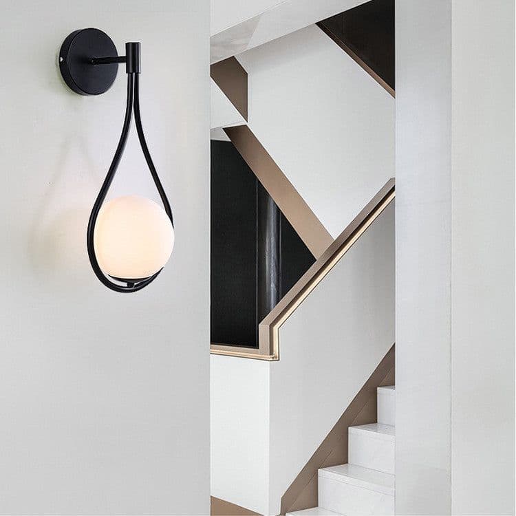 image-Nordic Bedroom Bedside Led Wall Lamp Golden Personality Home Lighting