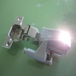 image-Warm White Light Cabinet Door Intelligent Induction Hydraulic Hinge Lamp