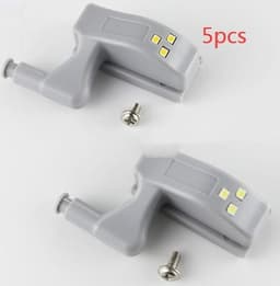 image-Warm White Light Cabinet Door Intelligent Induction Hydraulic Hinge Lamp