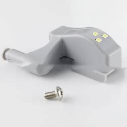 image-Warm White Light Cabinet Door Intelligent Induction Hydraulic Hinge Lamp