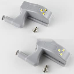 image-Warm White Light Cabinet Door Intelligent Induction Hydraulic Hinge Lamp