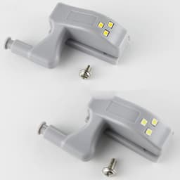 image-Warm White Light Cabinet Door Intelligent Induction Hydraulic Hinge Lamp