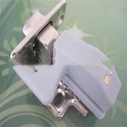image-Warm White Light Cabinet Door Intelligent Induction Hydraulic Hinge Lamp