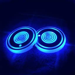 image-LED luminous water coaster, water cup mat, car atmosphere light