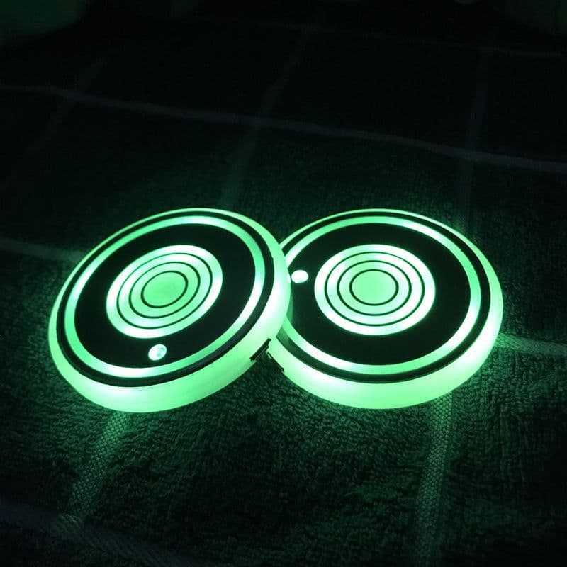 image-LED luminous water coaster, water cup mat, car atmosphere light