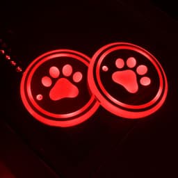 image-LED luminous water coaster, water cup mat, car atmosphere light