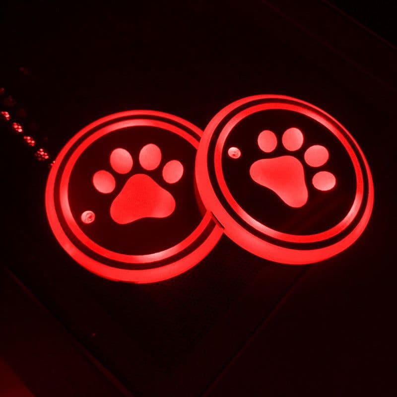 image-LED luminous water coaster, water cup mat, car atmosphere light