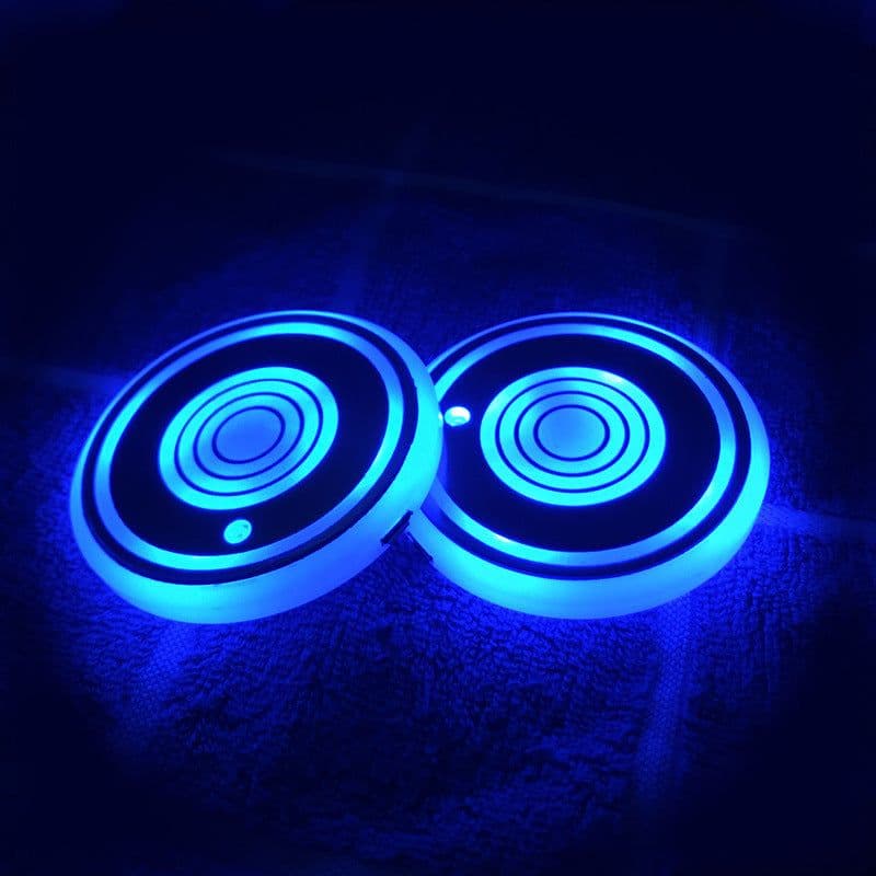 image-LED luminous water coaster, water cup mat, car atmosphere light