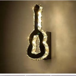 image-Crystal Wall Lamp Simple Led Living Room Background Wall Lamp Bedroom Bedside Lamp Corridor Wall Lamp