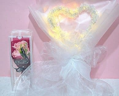 image-Starry Lights Love Beaded Bouquet 520 Birthday Gift