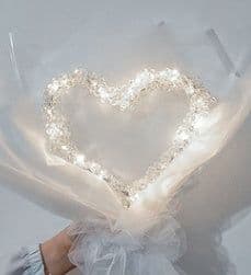 image-Starry Lights Love Beaded Bouquet 520 Birthday Gift