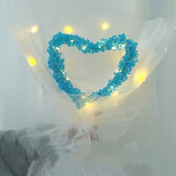 image-Starry Lights Love Beaded Bouquet 520 Birthday Gift