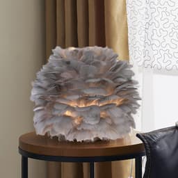 image-Feather Table Lamp Bedroom Bedside Light Luxury Ins Creative Warm And Romantic Girl Children'S Room Nordic Living Room Floor Lamp