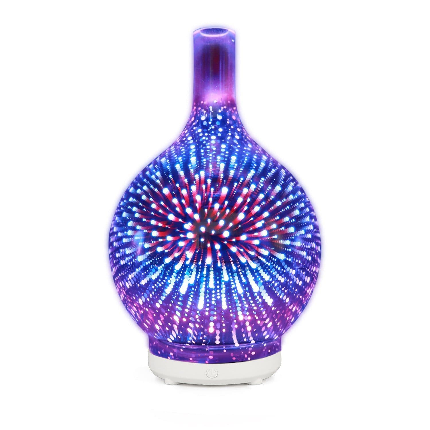 image-5V Glass Colorful Vase Humidifier