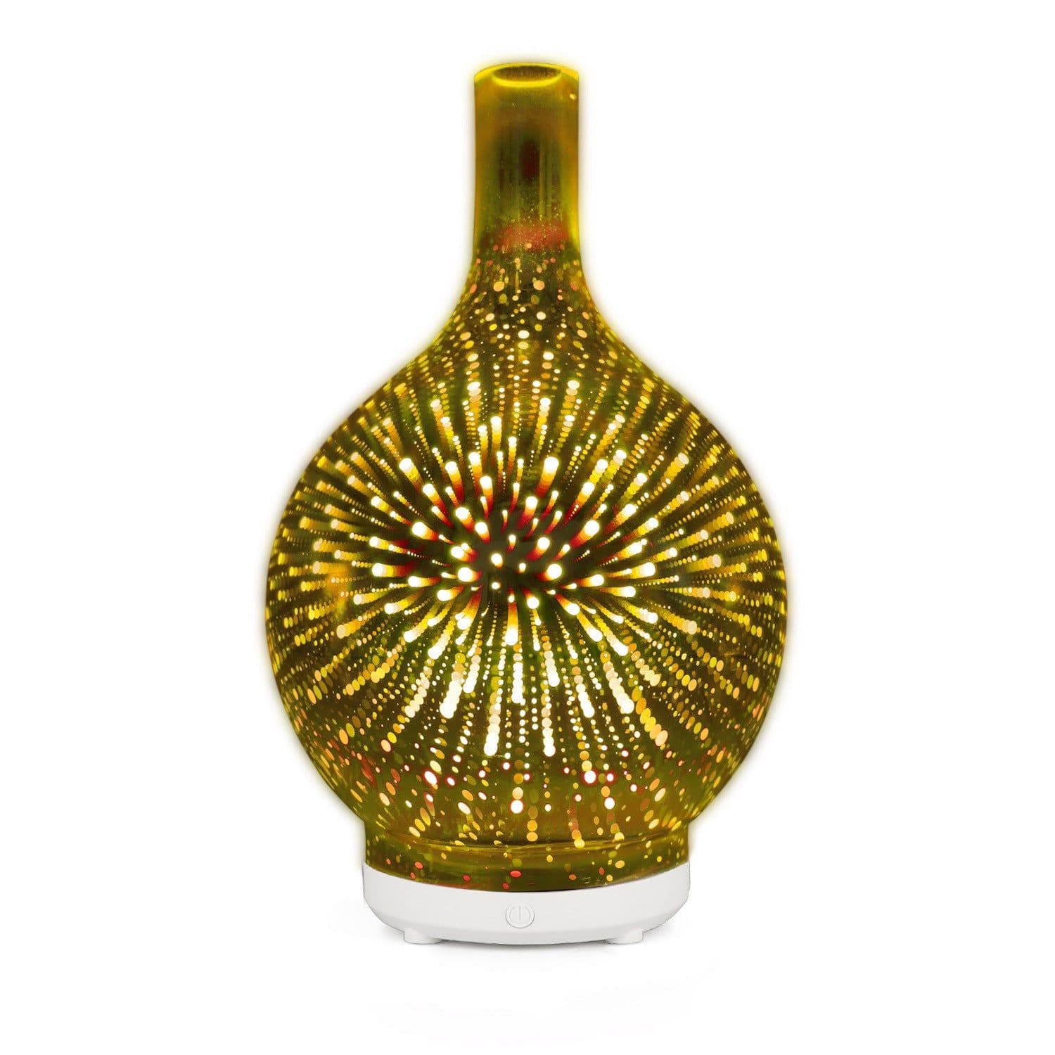 image-5V Glass Colorful Vase Humidifier