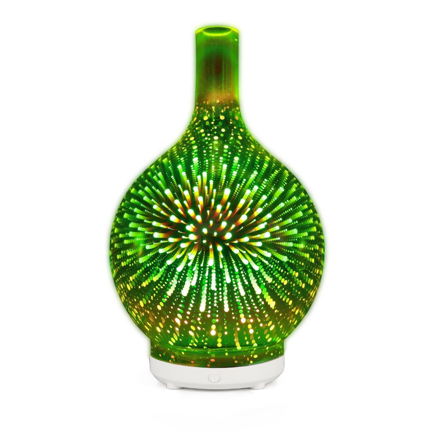 image-5V Glass Colorful Vase Humidifier