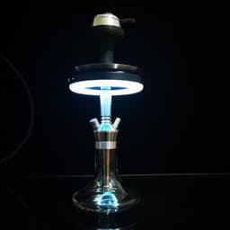 image-Bar Scene Remote Control Decorative Hookah Colorful Lights