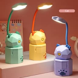 image-Table Lamp Girl Heart Cute Animal Student Storage
