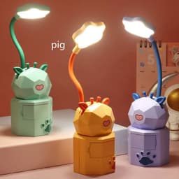 image-Table Lamp Girl Heart Cute Animal Student Storage