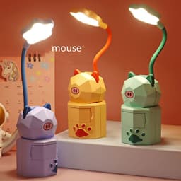 image-Table Lamp Girl Heart Cute Animal Student Storage