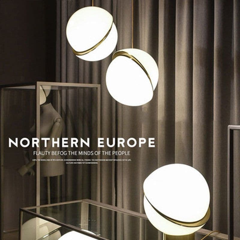 image-Scandinavian Minimalist Industrial Style Table Lamp Creative Post-modern Designer Bedroom Bedside Study Bar Glass Decorative Lamp