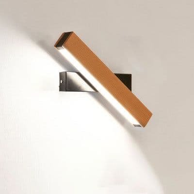 image-Wooden LED Wall Lamp Modern Adjustable Lighting Bar Restaurant Living Room Porch Wall Lamps Corridor Home Decor