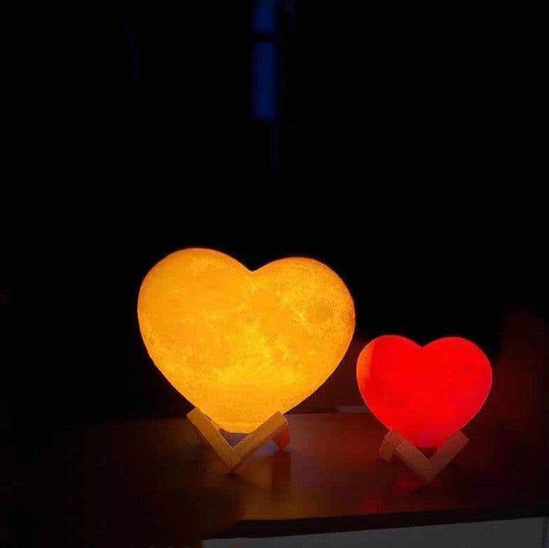 image-Love Night Light Valentine'S Day Heart-Shaped Moon Light
