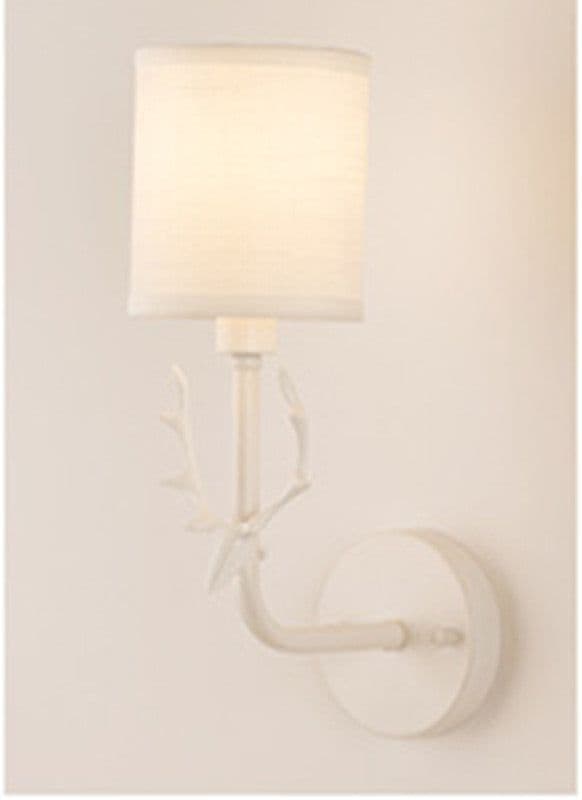 image-Modern Bedroom Bedside Aisle Wall Lamp Wrought Iron Antlers Living Room Hotel Lamps