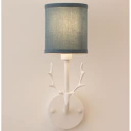 image-Modern Bedroom Bedside Aisle Wall Lamp Wrought Iron Antlers Living Room Hotel Lamps