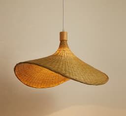 image-Bamboo Chandelier New Japanese Style Lamps