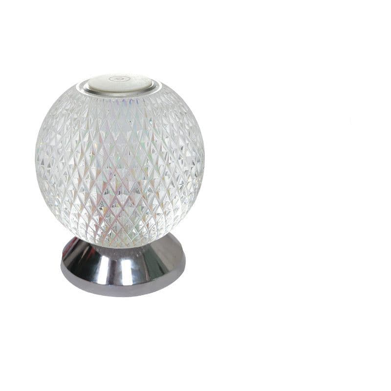 image-Acrylic Crystal LED Bedside Lamp RGB Touch Switch Desk Lamp Home Decoration Romatic Bedroom Bedside Desk Lamp