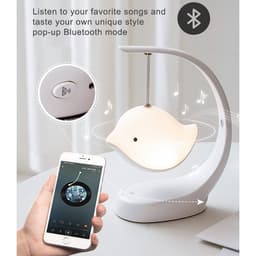 image-USB Baby Sound Machine Multi-Color Stepless Dimming Cute Bird Lamp For Decoration Gift