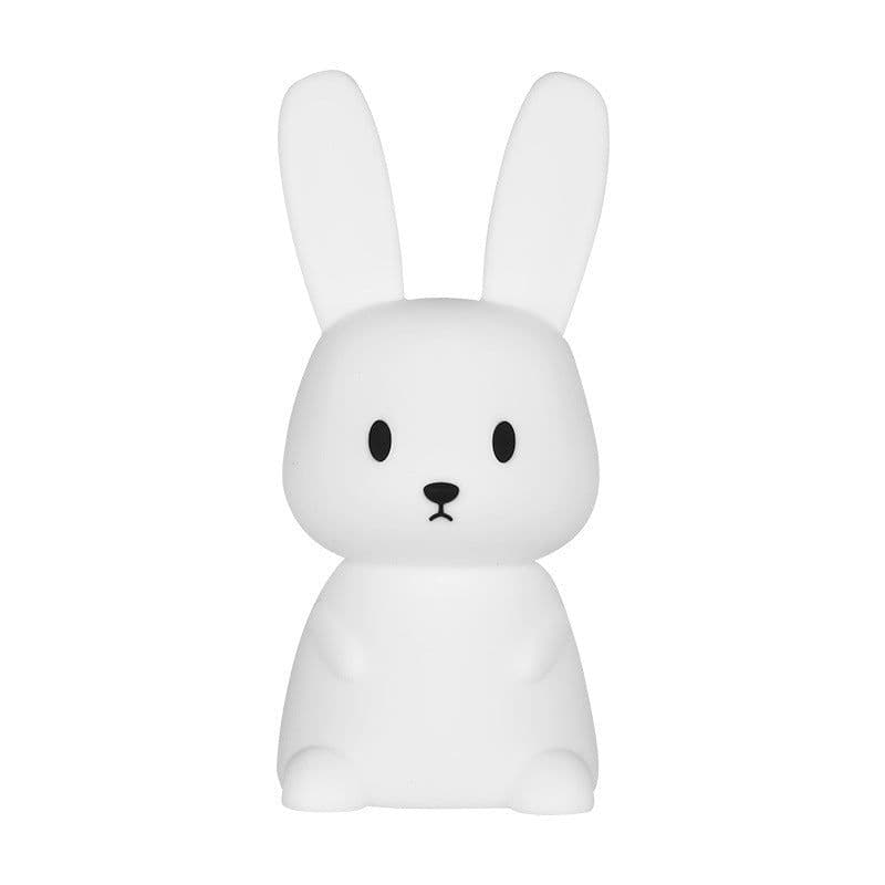 image-Blossoming Rabbit Silicone Lamp Led Colorful Atmosphere Night Light Bedside Lamp Birthday Gift