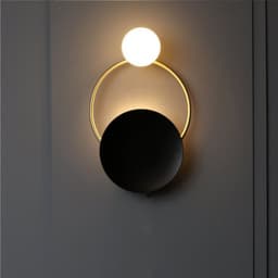 image-Post-modern Ring Wall Lamp Hotel Restaurant Innovative Ring Wall Lamp
