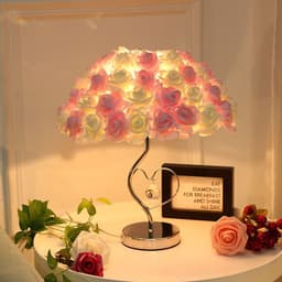 image-Rose Heart-shaped Table Lamp