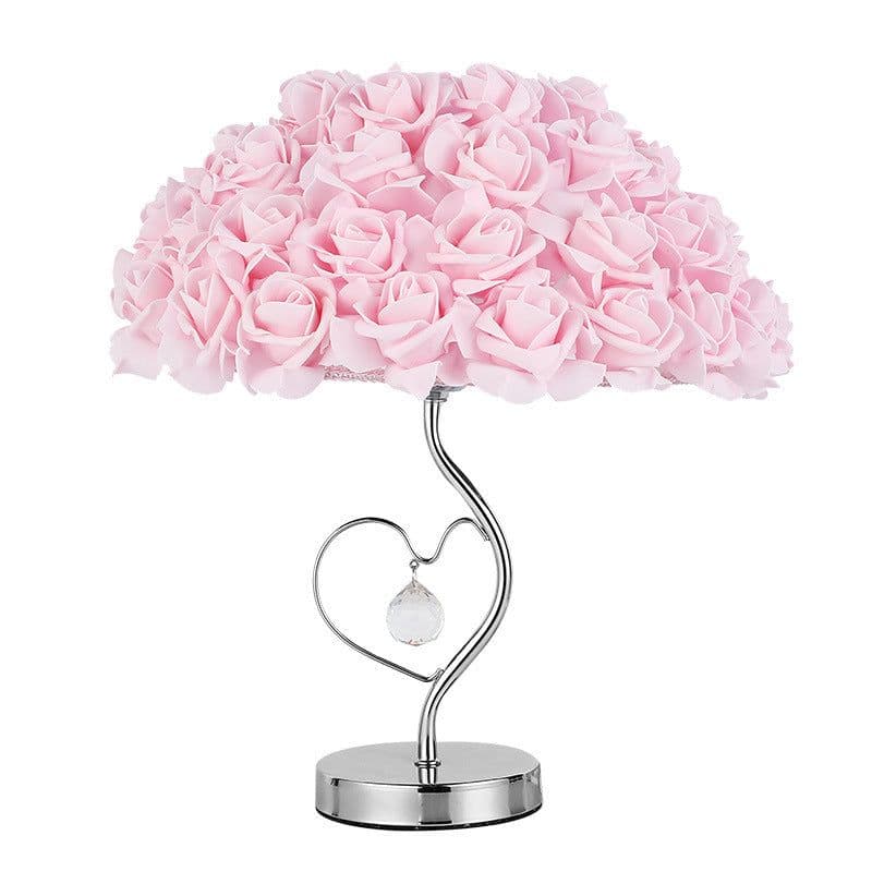 image-Rose Heart-shaped Table Lamp