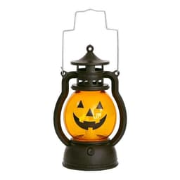 image-Halloween Oil Lamp Portable Pumpkin Lantern Skull Decoration