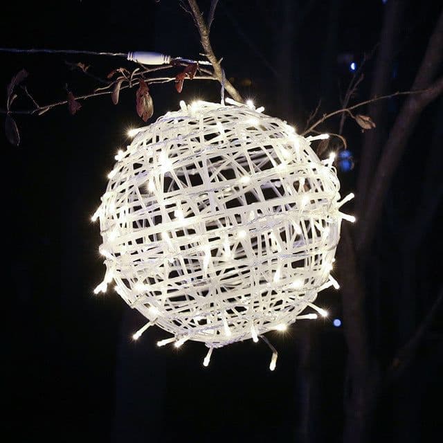 image-Led Sepak Takraw Lamp Hanging Tree Lamp Ball Lamp Landscape Lighting Project Street Tree Decorative Lantern String