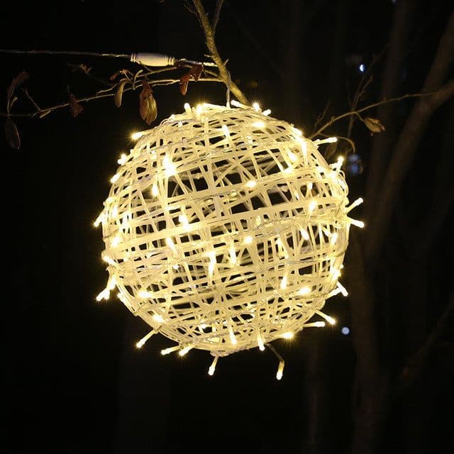 image-Led Sepak Takraw Lamp Hanging Tree Lamp Ball Lamp Landscape Lighting Project Street Tree Decorative Lantern String